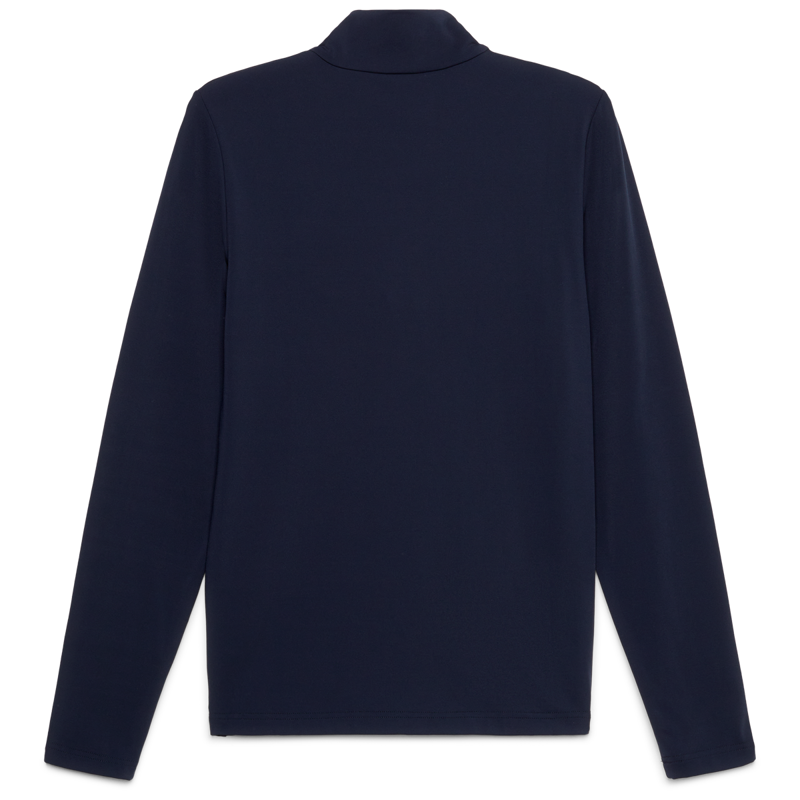 Tommy Hilfiger Women's 1/4 Zip Thermo Shirt - Desert Sky-1